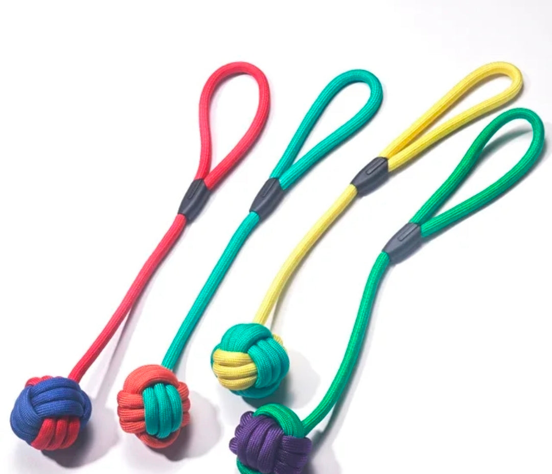 Rope Ball with Long Handle