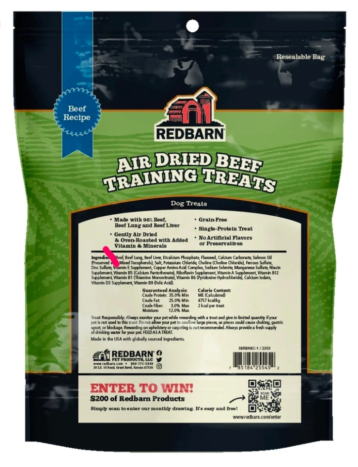 Redbarn Air Dried Beef Training Treats